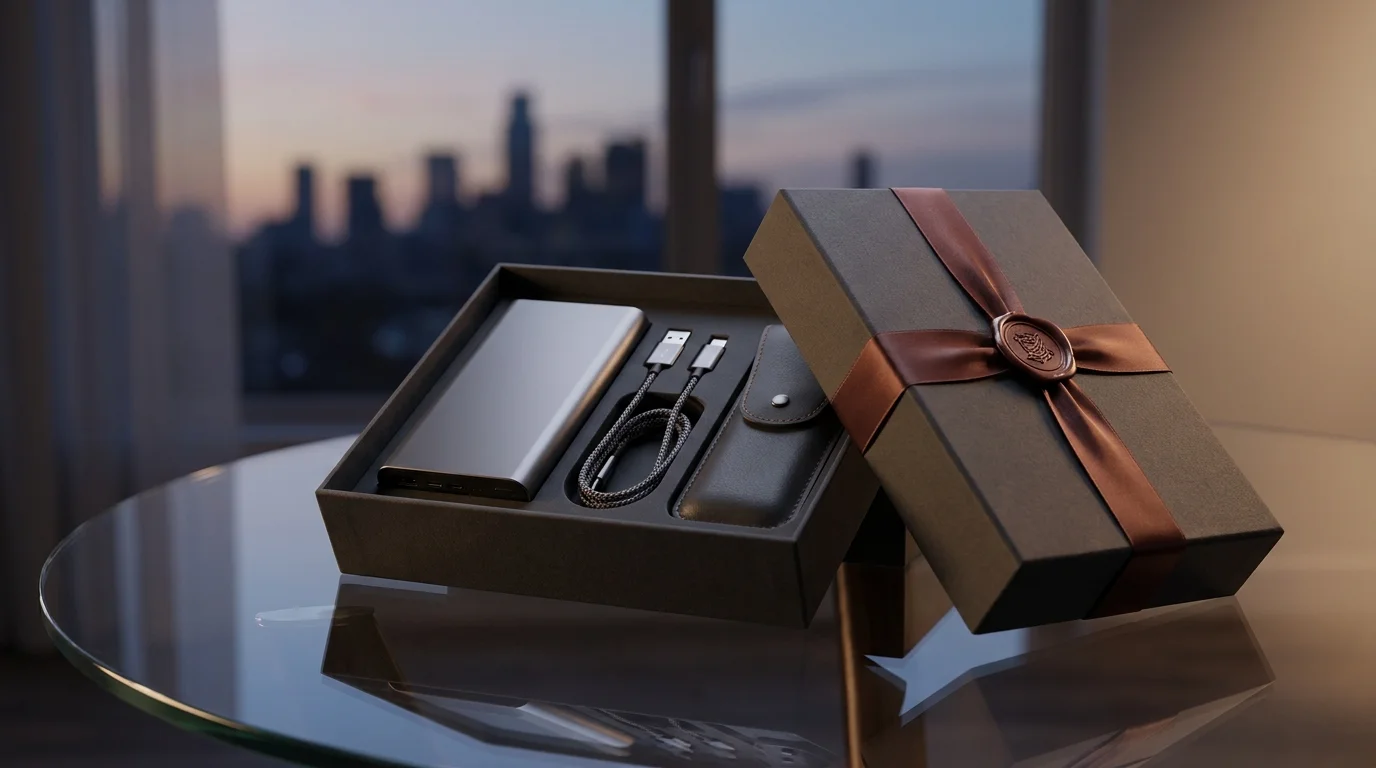 Powerbank Custom Logo untuk Hadiah Klien di Surabaya