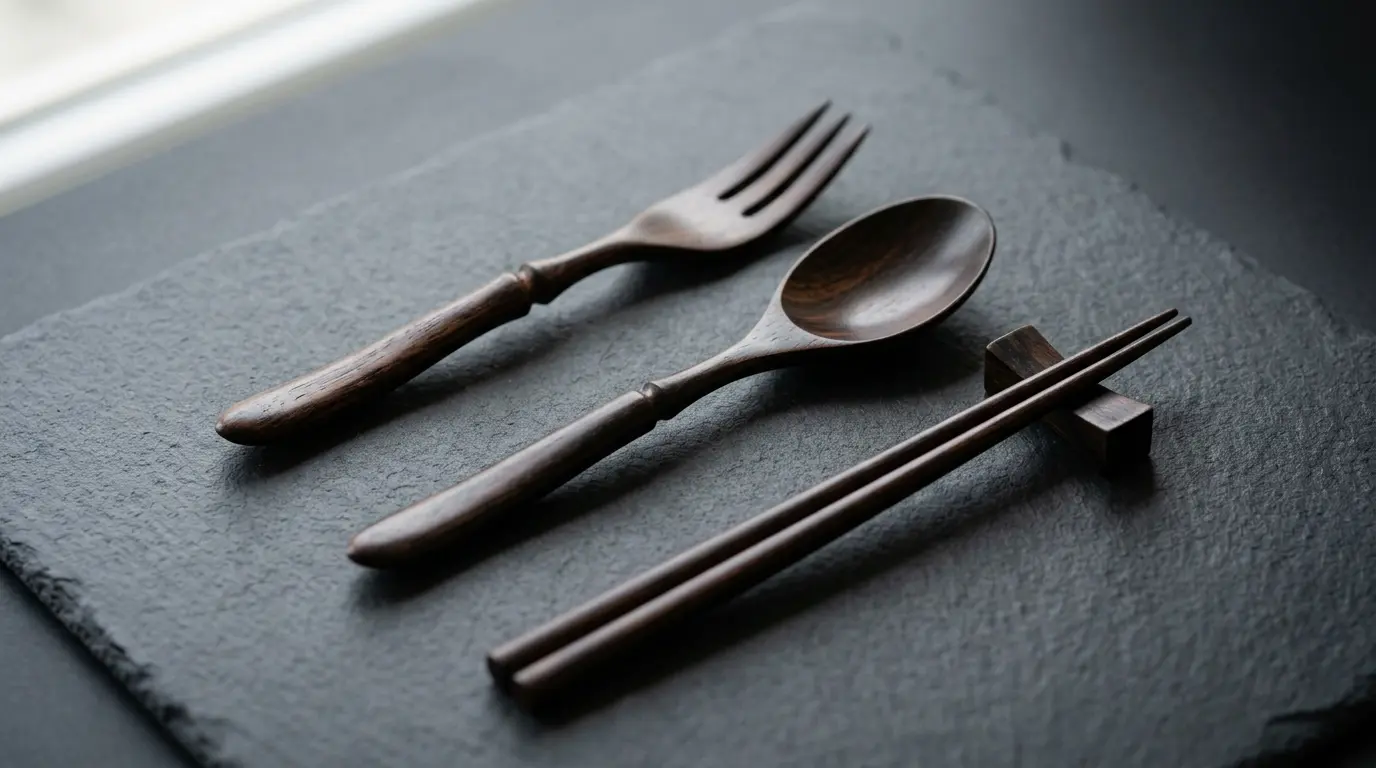 Inspirasi Souvenir Cutlery Set Kayu Estetik